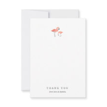 フラミンゴサンキューカード