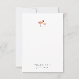 フラミンゴサンキューカード サンキューカード