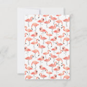 フラミンゴサンキューカード サンキューカード (裏面)