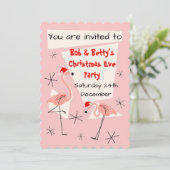 フラミンゴサンタスピンクの招待状をホタリ 招待状 (スタンド正面)