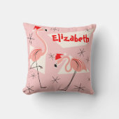 フラミンゴサンタスピンク名広場 クッション (正面)