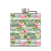 フラミンゴスとストライプ フラスク (裏面)