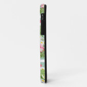 フラミンゴスとストライプ Case-Mate iPhoneケース (裏面/左)
