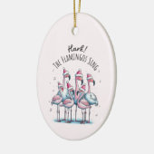 フラミンゴスの歌を聞く セラミックオーナメント (左)