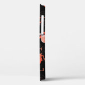 フラミンゴスの鳥:ヴィンテージ繊維デザイン Case-Mate iPhoneケース (裏面 / 左)