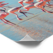 フラミンゴスアットサンライズ ポスター (角)