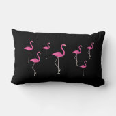 フラミンゴスオンブラック ランバークッション (裏面)