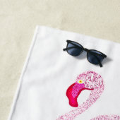 フラミンゴスグローリービーチタオル ビーチタオル (インサイチュ)