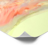 フラミンゴスケッチ ポスター (角)