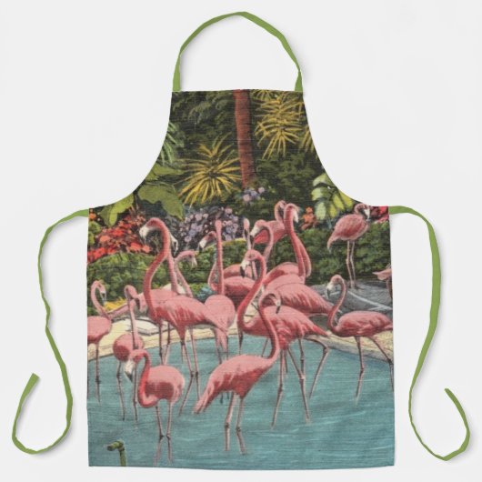 フラミンゴスタイリッシュス エプロン (正面)