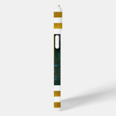 フラミンゴスタイリッシュフォト金ゴールドアストライプディ引用文 Case-Mate iPhoneケース (裏面 / 右)