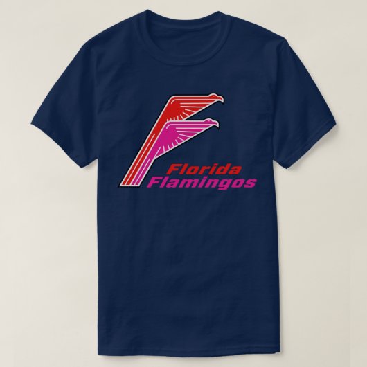 フラミンゴスチームテニス1974 Tシャツ (デザイン正面)