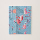 フラミンゴスパターン1 ジグソーパズル (縦)