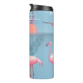 フラミンゴスパターン1 タンブラー (回転右)