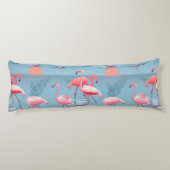 フラミンゴスパターン1 ボディピロー (裏面)