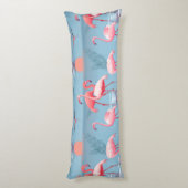 フラミンゴスパターン1 ボディピロー (裏面 (縦))