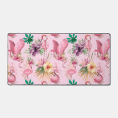 フラミンゴスパターン デスクマット (正面)