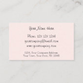 フラミンゴスピンクグループの名刺 名刺 (裏面)