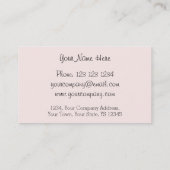 フラミンゴスピンクグループの名刺 名刺 (裏面)