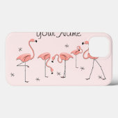 フラミンゴスピンクグループ'Name' iPadケース Case-Mate iPhoneケース (裏面 (横))