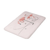 フラミンゴスピンクトリオ3バスマット バスマット (アングル)