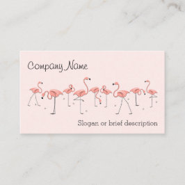 フラミンゴスピンクライン名刺 名刺