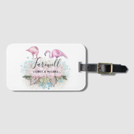フラミンゴスフェアウェイバイオフボンボヤージギフトフレンズ ラゲッジタグ