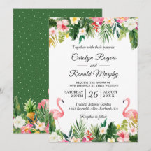 フラミンゴスラブトロピカルパ葉ームフローラ結婚ズ