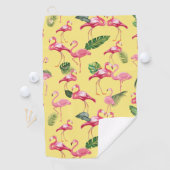 フラミンゴスラブパターン3 ゴルフタオル (インサイチュ)