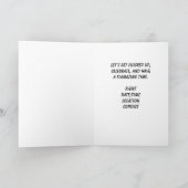 フラミンゴスレッツロックアップパーティの招待状 カード (内部)