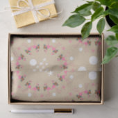 フラミンゴスンシーシェルビーチクリスマス 薄葉紙 (ギフト)