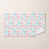 フラミンゴス・イン・ラブ バスタオルセット (ハンドタオル)