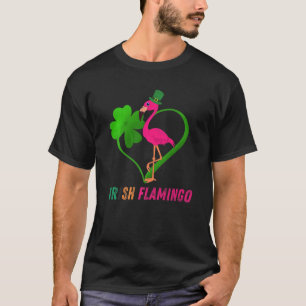 フラミンゴセントパトリックSデーおもしろいSt pattys day202 Tシャツ