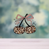 フラミンゴターキーキュートフラミンゴターキー秋リーフタ アクリルサイン (ニュートラル)