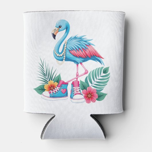 フラミンゴチャックスとパールコンマLa Harris 2024 缶クーラー (正面)