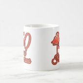 フラミンゴテーマ50と素晴らしい50誕生日 コーヒーマグカップ (中央)