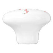 フラミンゴデザイン セラミックノブ (側面)