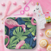 フラミンゴデライト紙プレート ペーパープレート (パーティー)