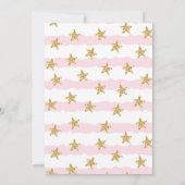 フラミンゴトゥトゥ バレリーナ ガール 誕生日パーティー 招待状 (裏面)