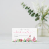 フラミンゴトロピカルキスシャワーゲームカード プレイスカード (スタンド正面)