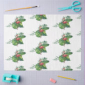 フラミンゴトロピカルバイブシリーズデザイン10 薄葉紙 (クラフト)