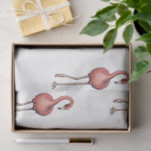 フラミンゴトロピカルバイブシリーズデザイン1 薄葉紙 (ギフト)