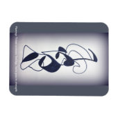 フラミンゴトーテム磁石 マグネット (横)