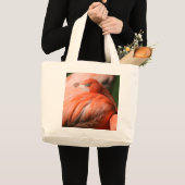フラミンゴトートバッグ ラージトートバッグ (正面(商品))