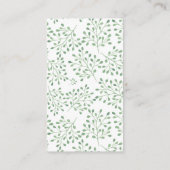 フラミンゴニュートラルベビーシャワーおむつラッフルチケット エンクロージャーカード (裏面)