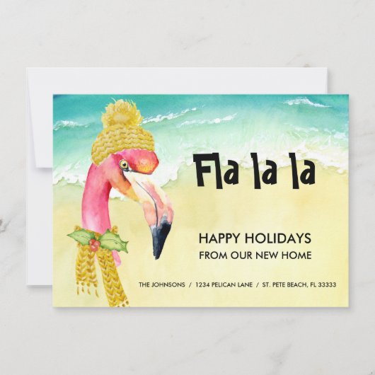 フラミンゴハッピーホリデーズウィーニューホーム 案内状 (正面)