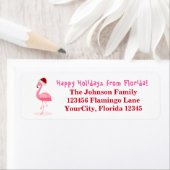 フラミンゴハッピーホリデーズフロリダ差出人住所 ラベル (インサイチュ)