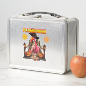 フラミンゴハロウィーン メタルランチボックス (インサイチュ)