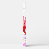 フラミンゴバラ:水彩鳥フローラ Case-Mate iPhoneケース (裏面 / 右)