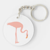 フラミンゴバードオフィスホームスクールデスティニーズデスティニー キーホルダー (裏面)